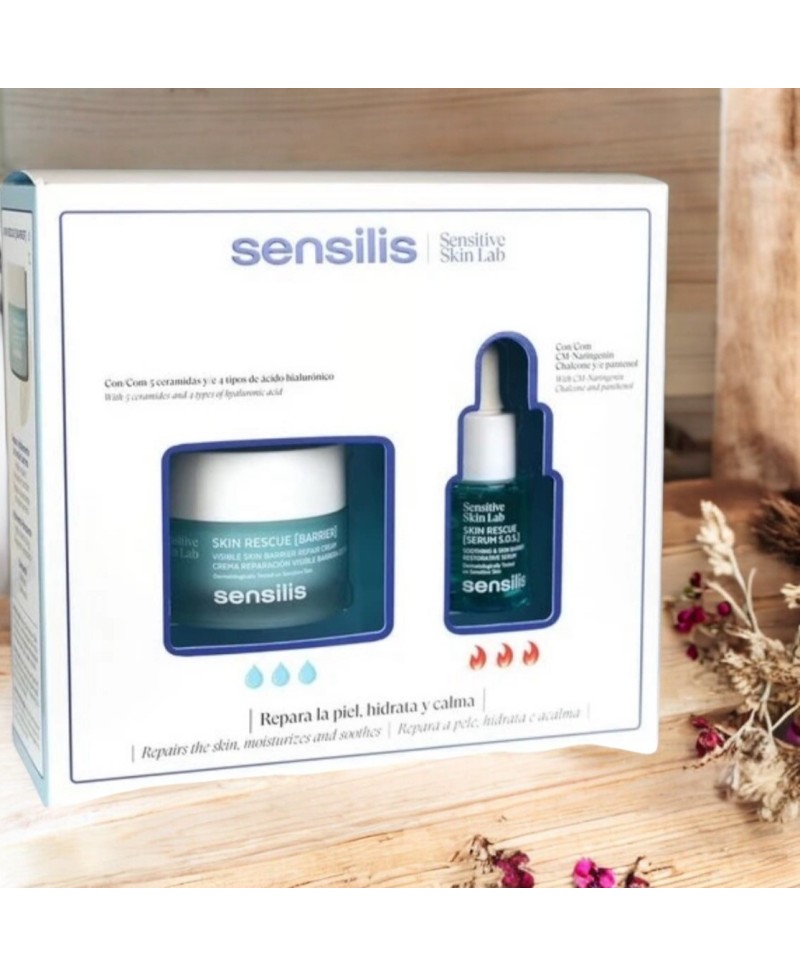 Sensilis Cofre  Skin Rescue Barrier  crema + serum