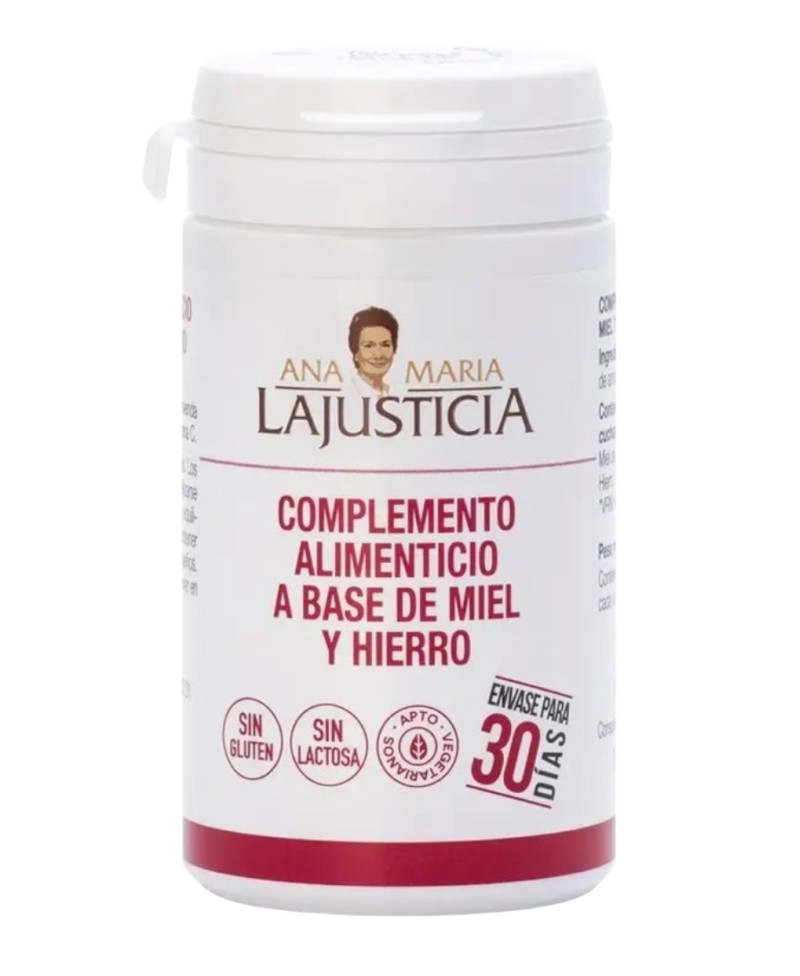 Ana maría La justicia complemento alimenticio a base de miel y hierro.