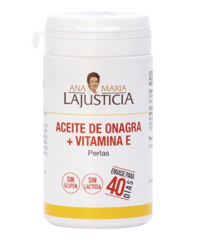Ana María Lajusticia Aceite de Onagra + Vitamina E  80 perlas